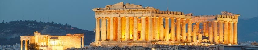 Acropolis panorama night splendid greece tours