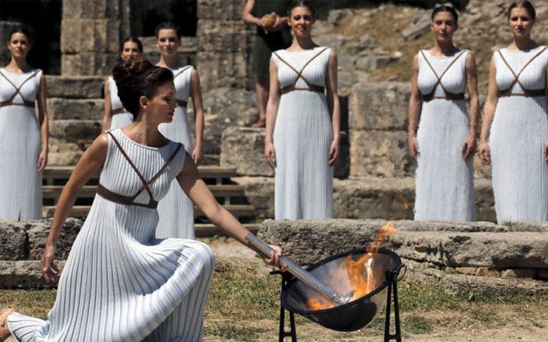 Olympic Flame Splendid Greece Tours1 splendid greece tours