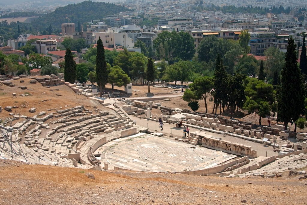 The Theatre of Dionysos at the Acropolis Athens Greece. splendid greece tours